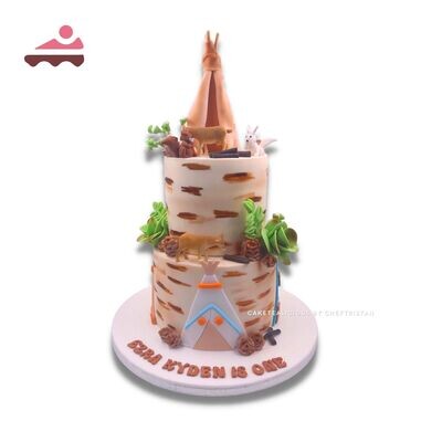 Boho Cake Tower