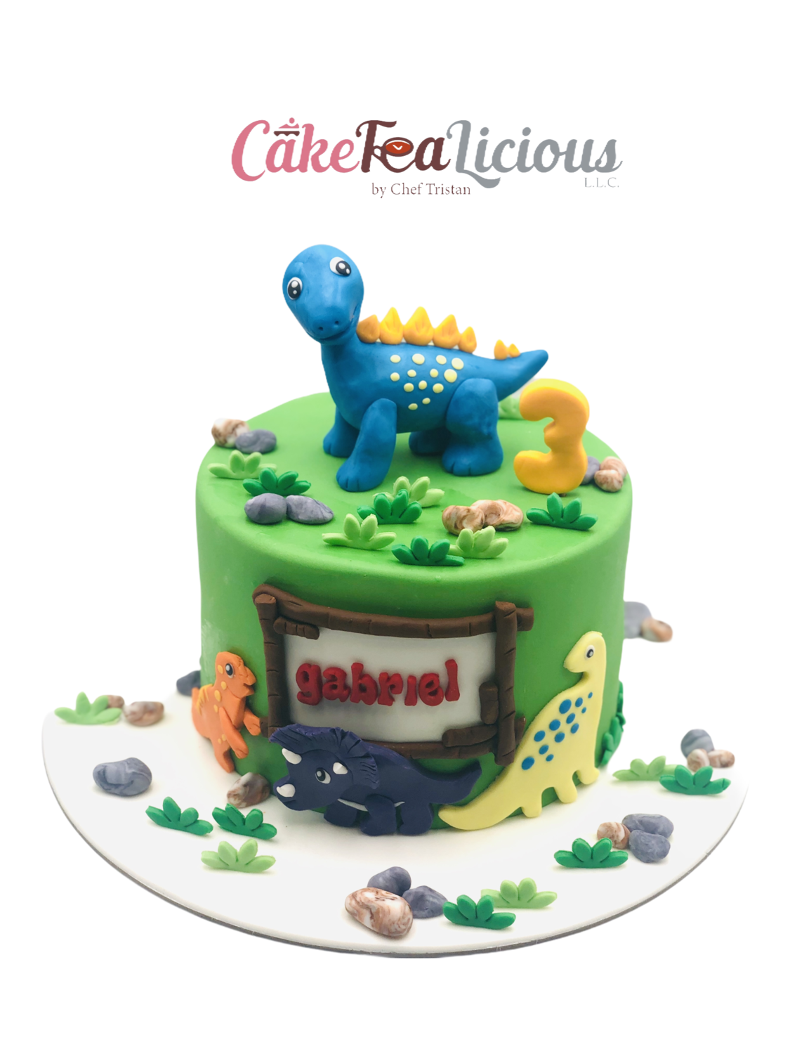 3D Dino Cake