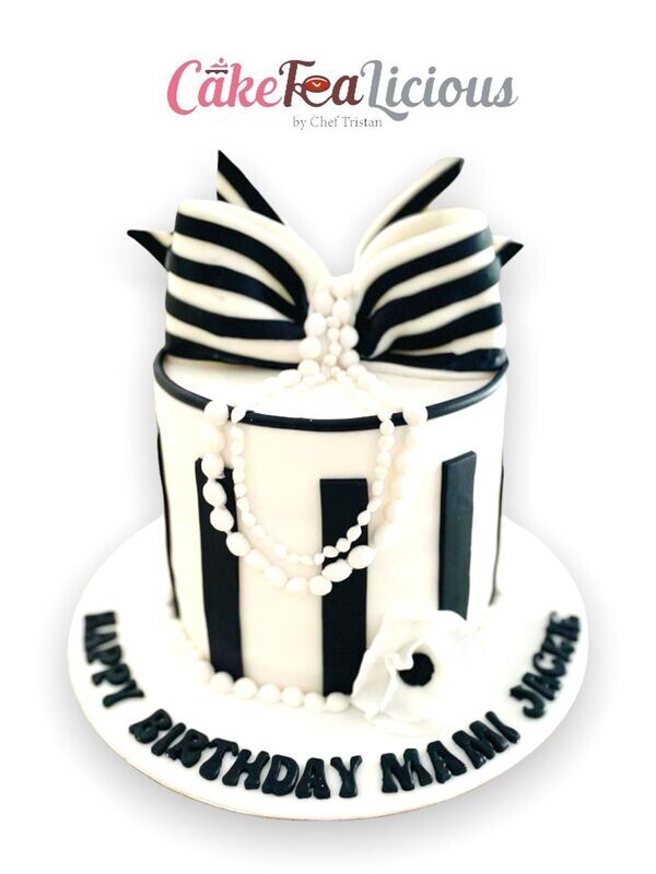 Ribbon Jewelry Cake