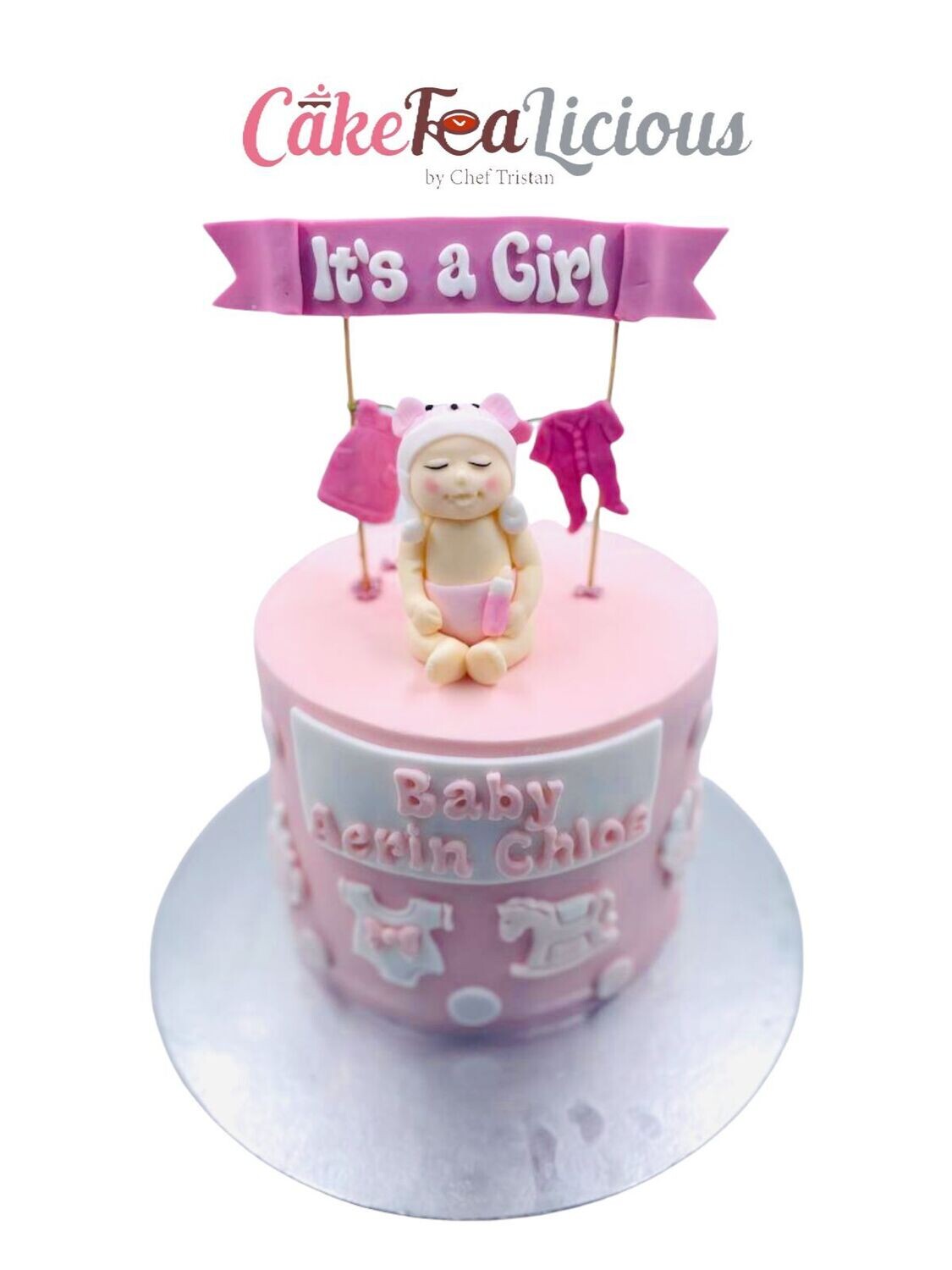 3D Baby Girl Cake