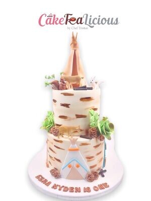 Boho 2-Layer Cake