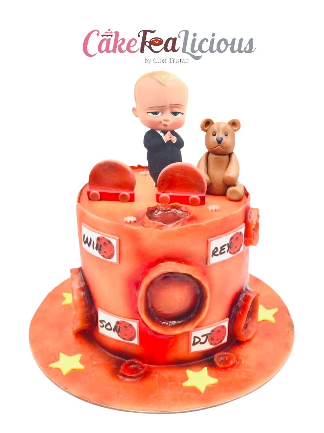 Baby Boss Cake with Bear