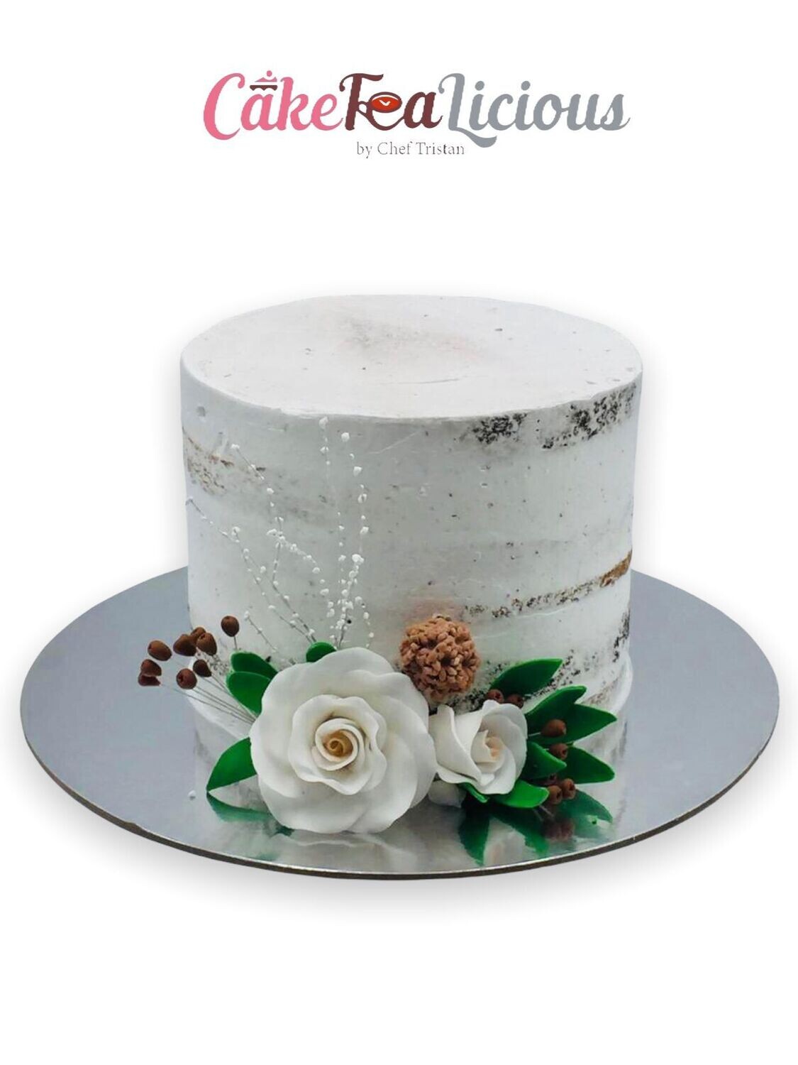 Naked Wedding Cake