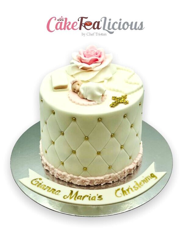 Baby Baptismal Cake