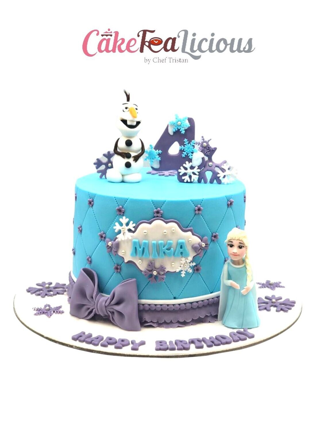 3D Elsa &amp; Olaf Frozen Cake