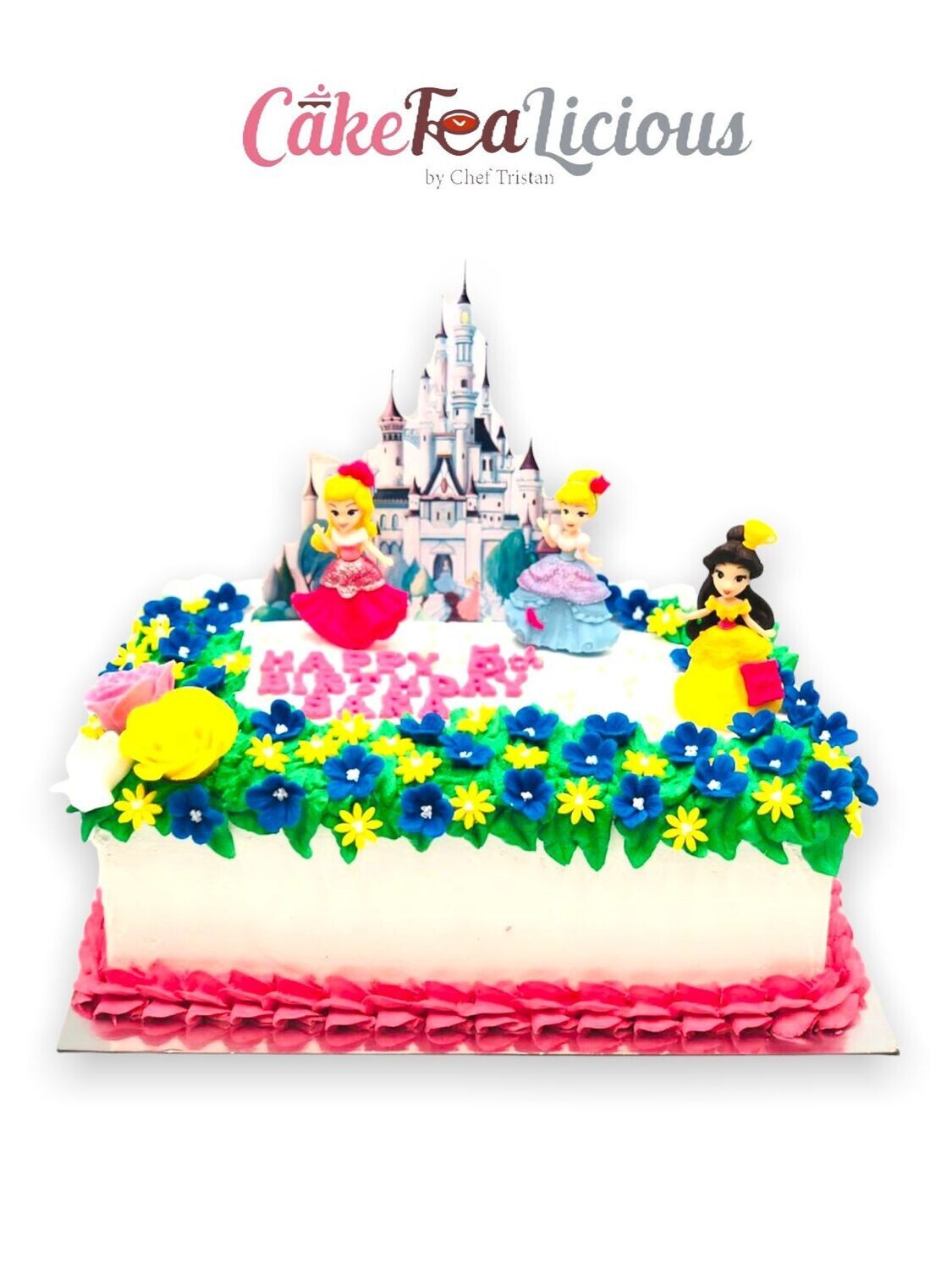 Princess Rectangular Cake