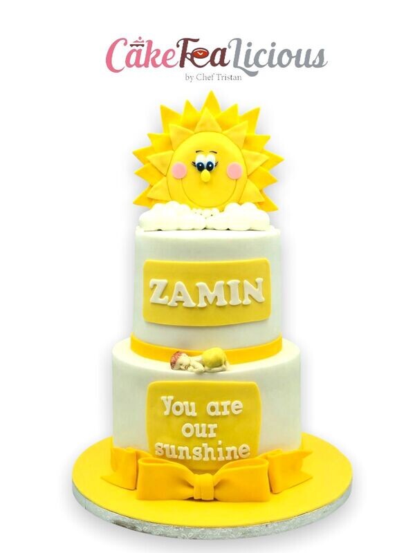 Baby Sunshine 2 Layer Cake