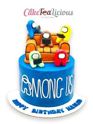 Among Us Couch Cake