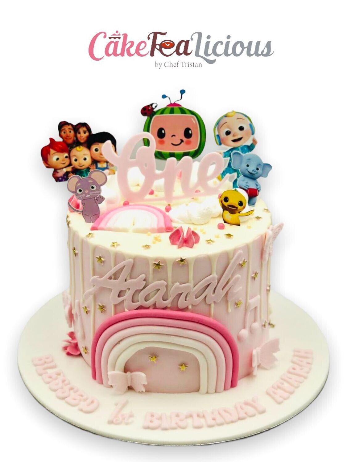 Cocomelon Characters Cake