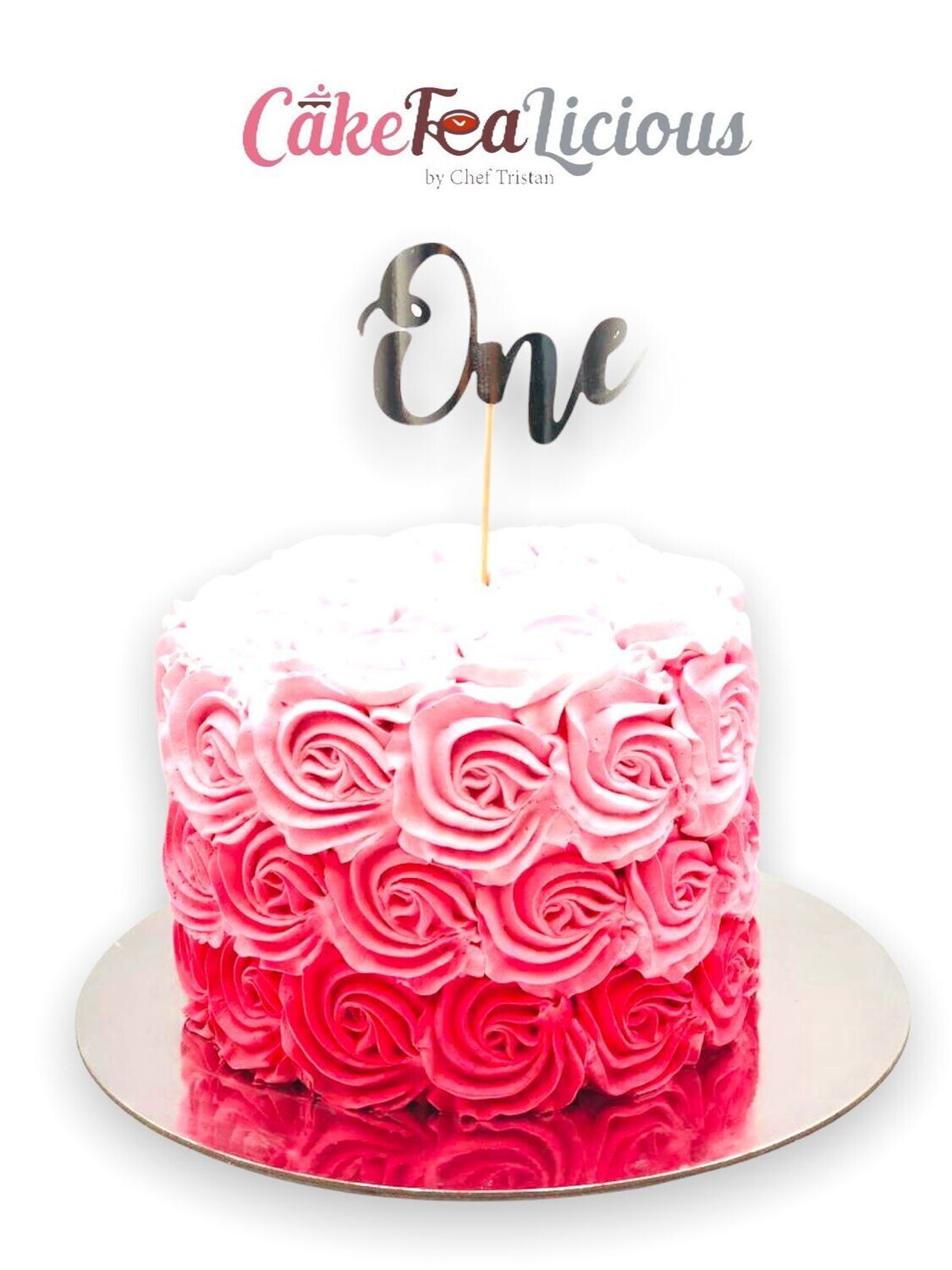 Cream Rosette Cake