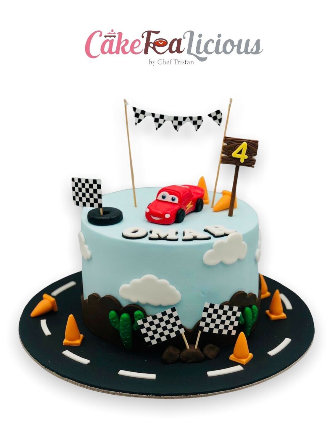 Cars McQueen Cake