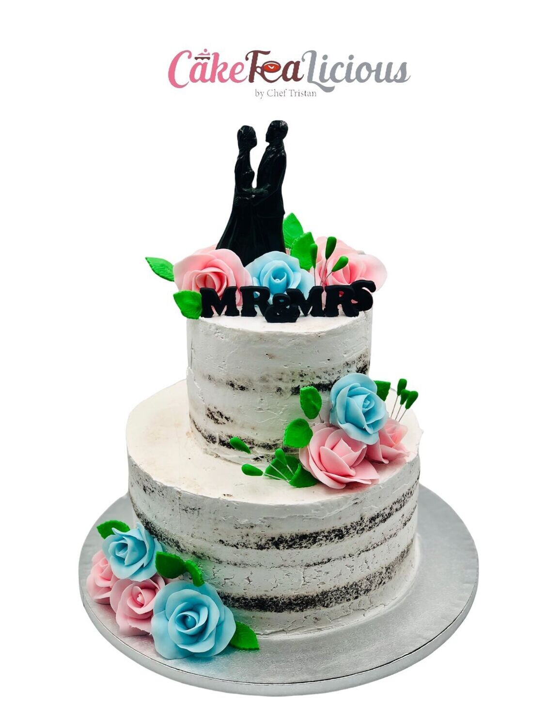 Naked Wedding Cake