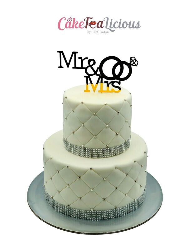 White Royal Wedding Cake