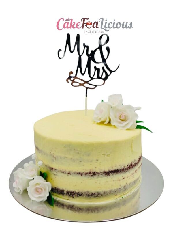 Naked Wedding Cake