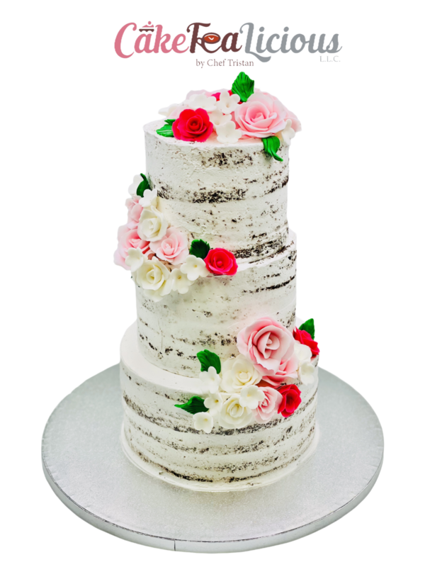 Naked Tower Cake