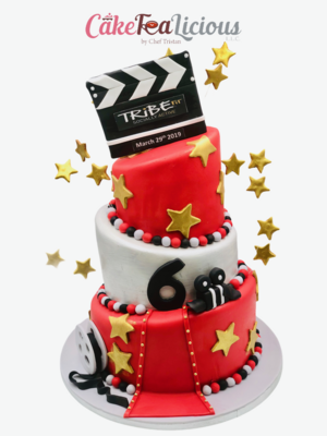 Film Theme Tower Cake