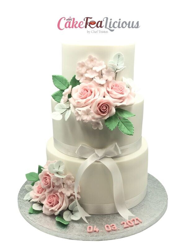 Flower Wedding Cake