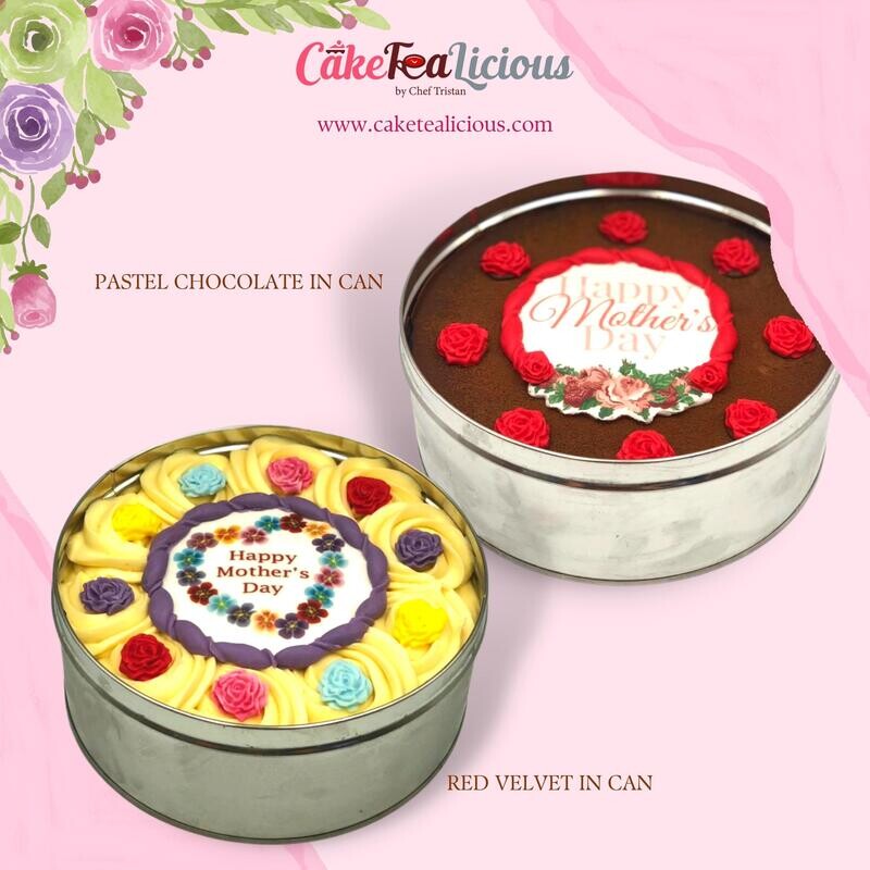 Mother's Day Cake in Can