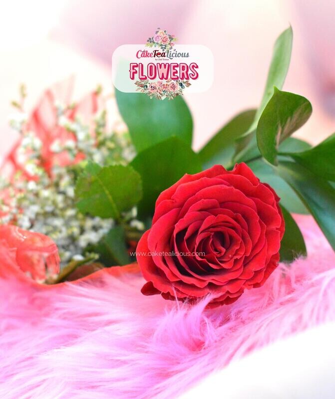 Single Rose - Red 01