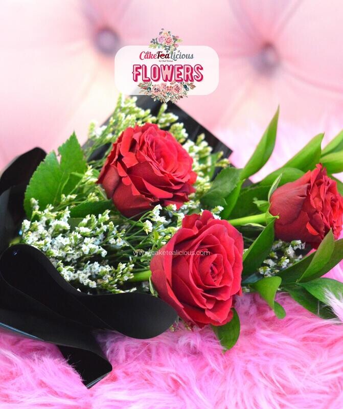Triple Rose - Red BlkCover