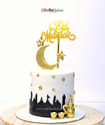 Eid Mubarak Moon Cake