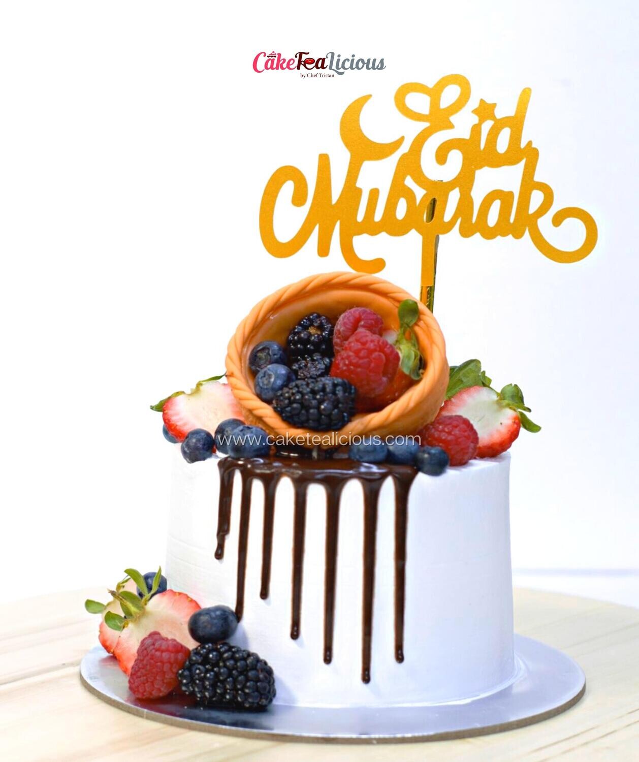 Eid Mubarak Mini Cake - 350g