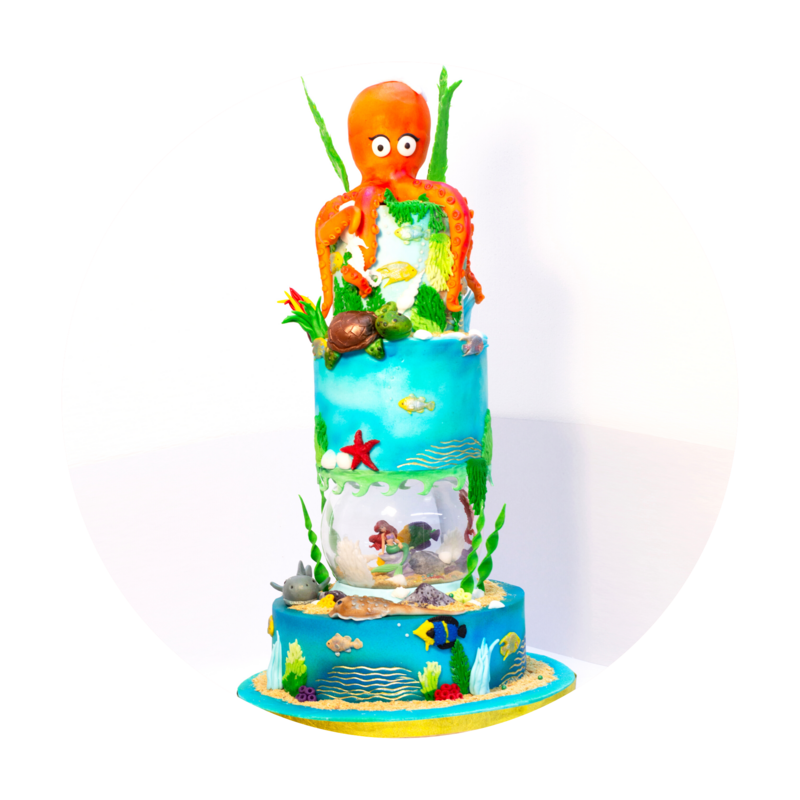 3-Tier Tower Cake
