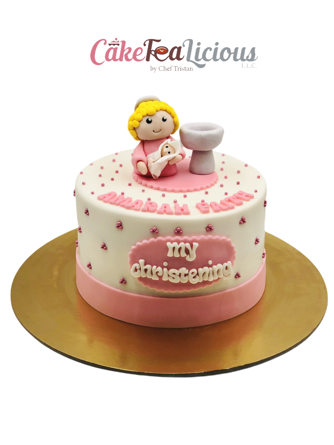 Pink Angel Cake