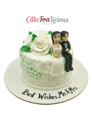 Wedding Cake with 3D Couple