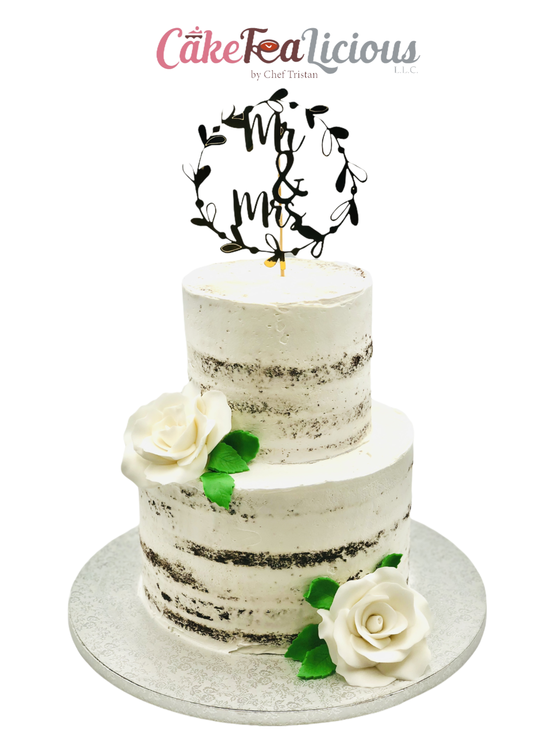 Naked Wedding Cake