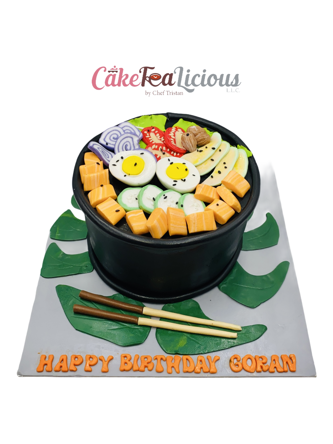 Hot Pot Inspired Cake