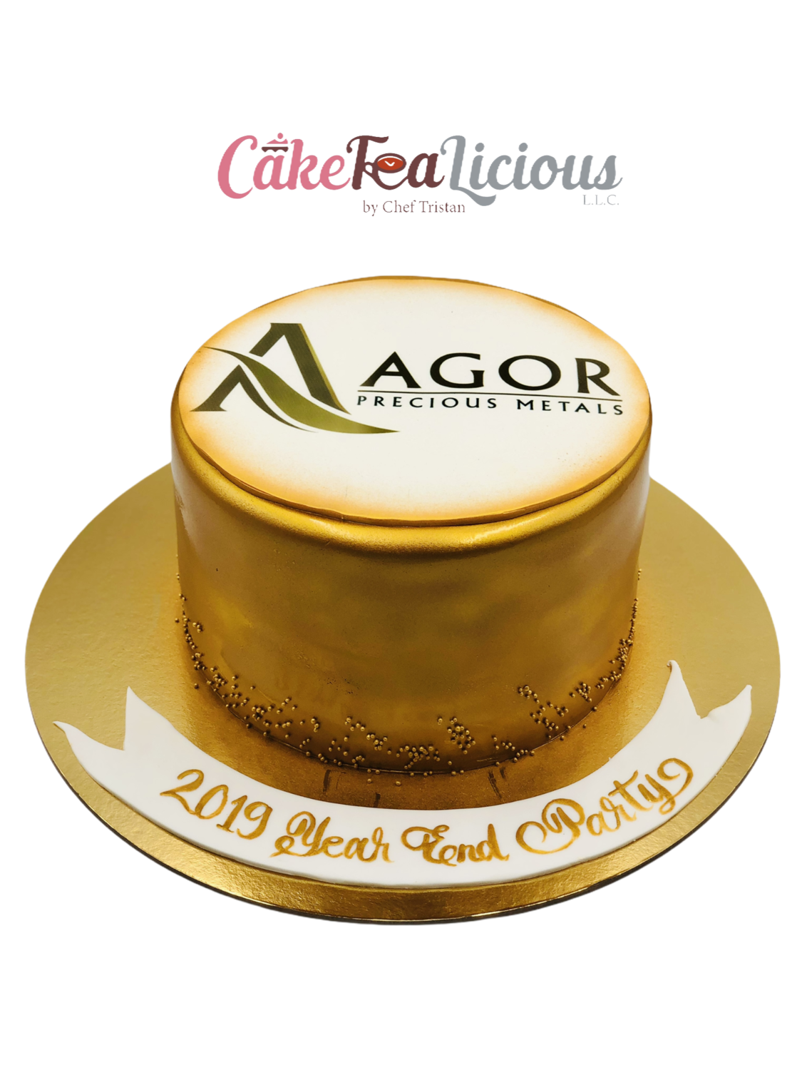 Company Logo Cake