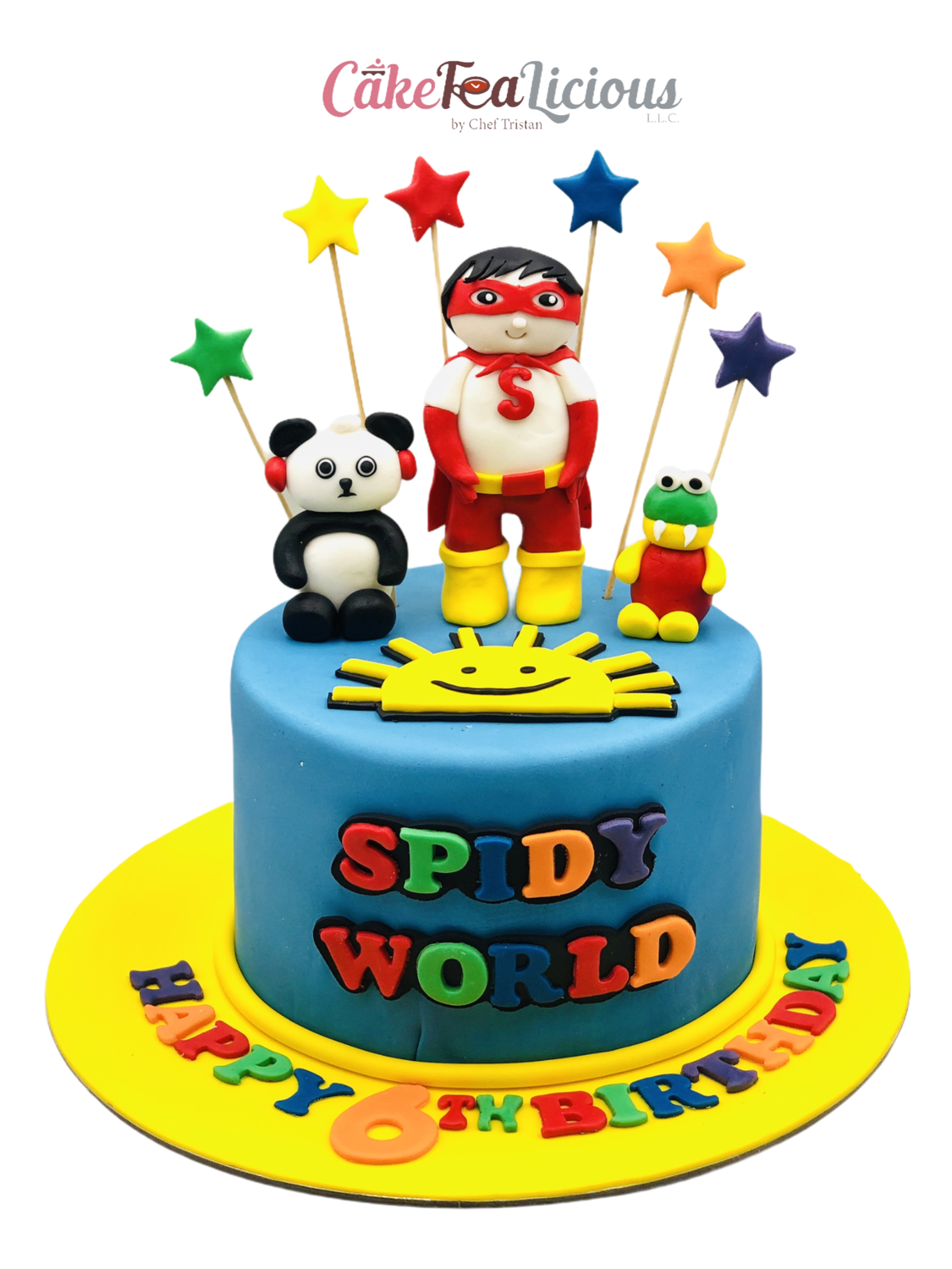 Spidy World Cake