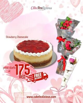 Half KG Cheesecake Valentine Package