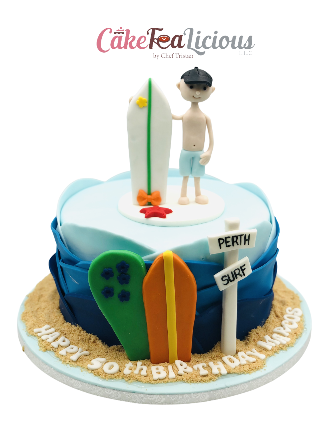 Surfer Cake