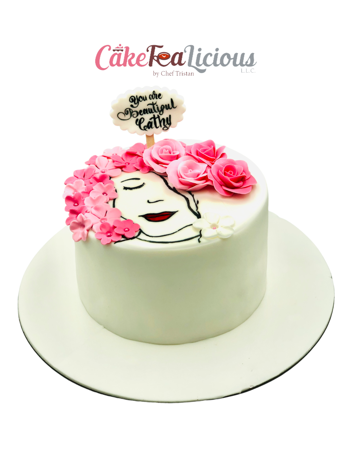 Lady Face Cake