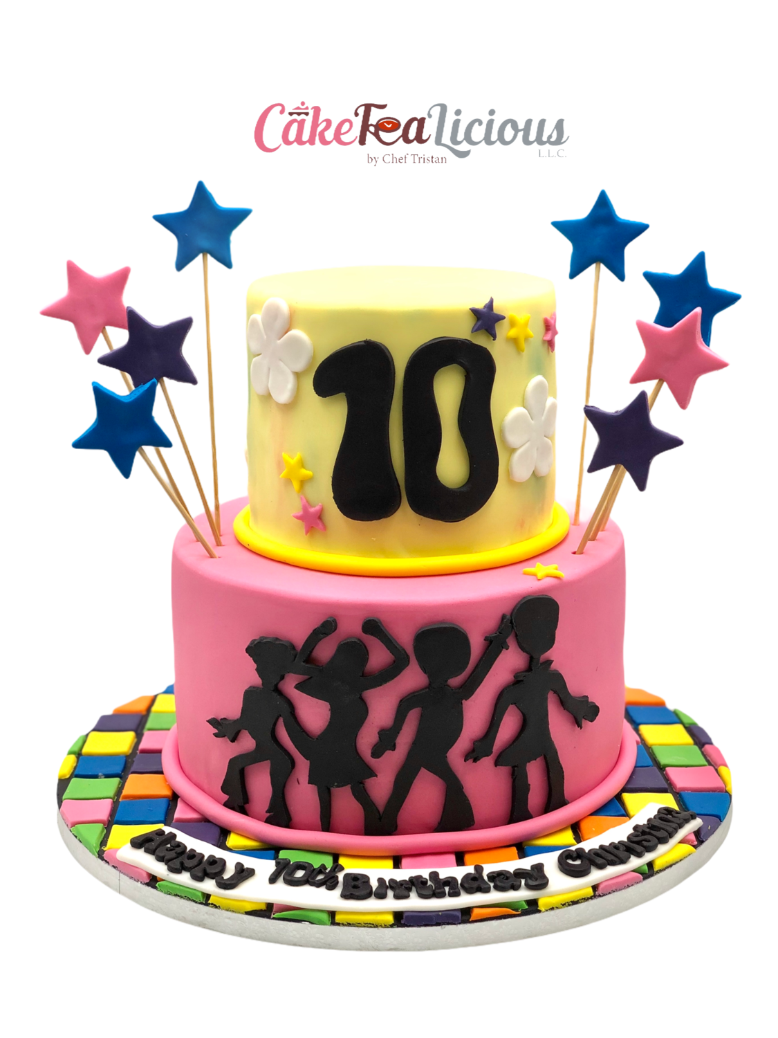 Retro Party Cake
