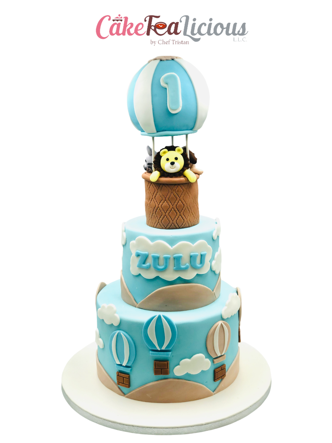 Hot Air Balloon 3 Layer Cake
