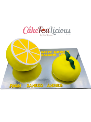3D Lemon Cake