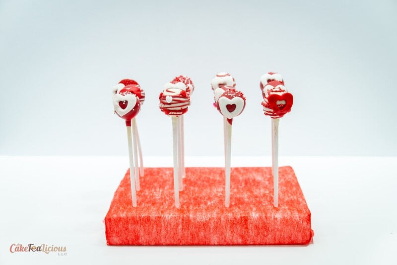Heart Valentines Cakepops