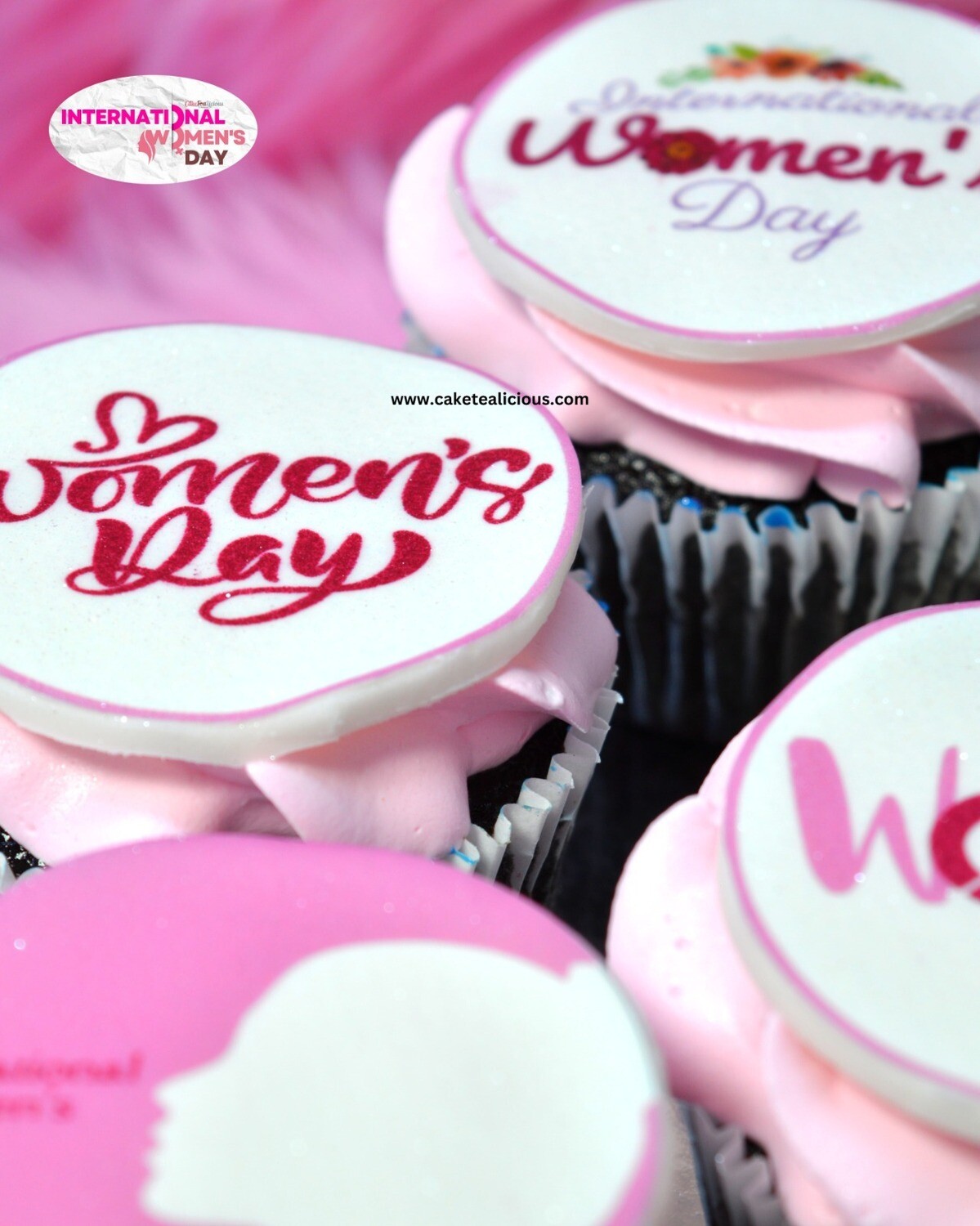 Womens Day Cupcakes