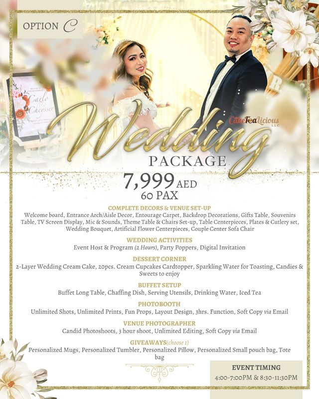Wedding Package Indoor 60pax