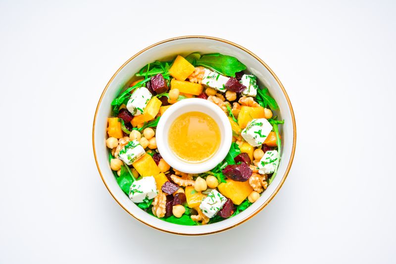 Pumpkin Beetroot Salad