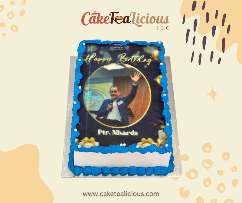 Rectangle Photo Cake 01