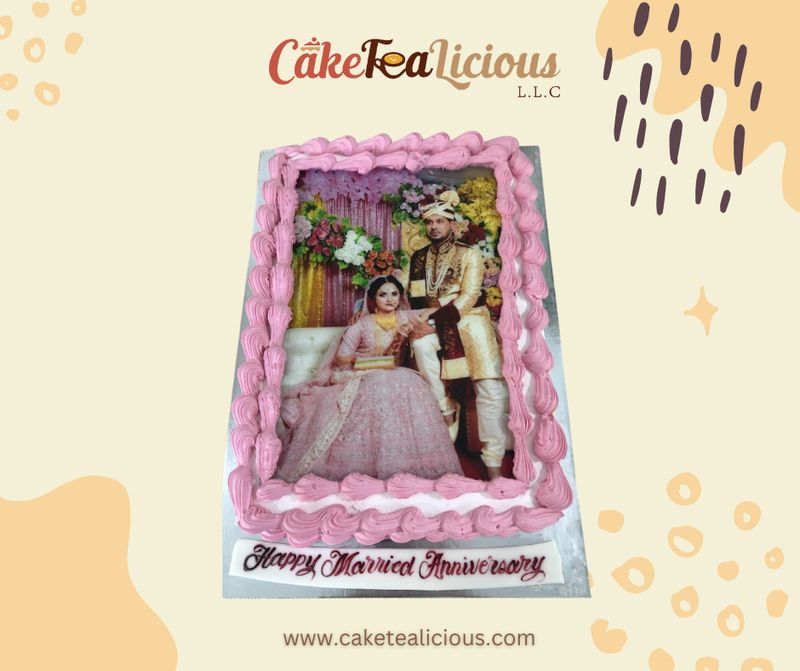 Rectangle Photo Cake 08
