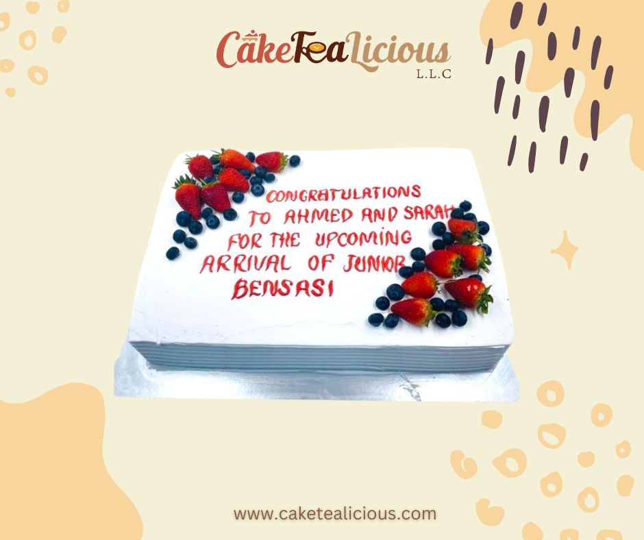 Rectangle Cream Cake CA5