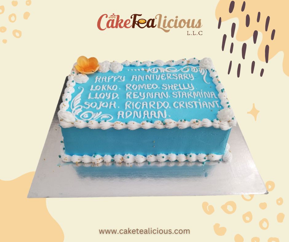 Rectangle Cream Cake CA1