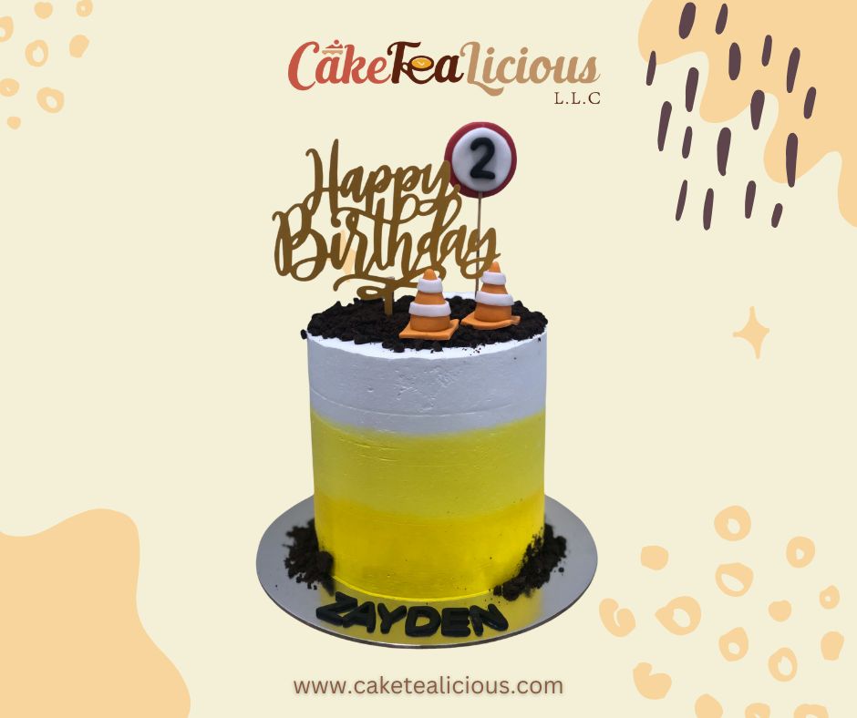 Cake Topper HBD 4