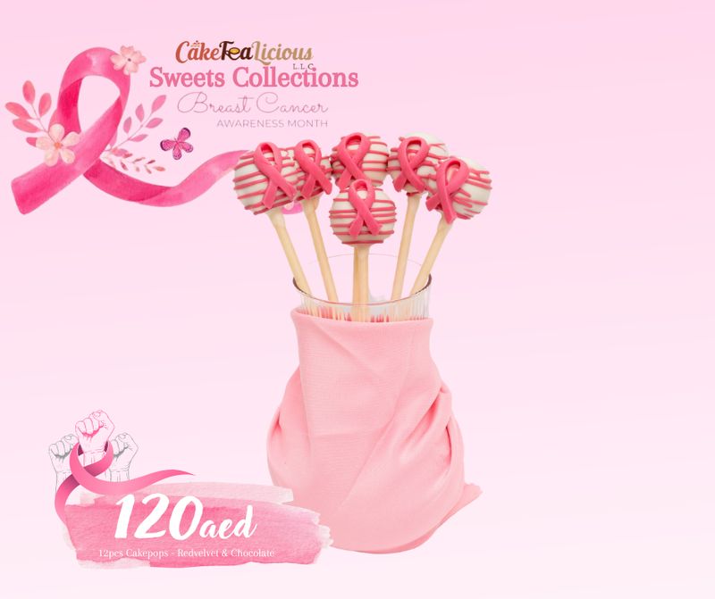 Breast Cancer Awareness Cakepops