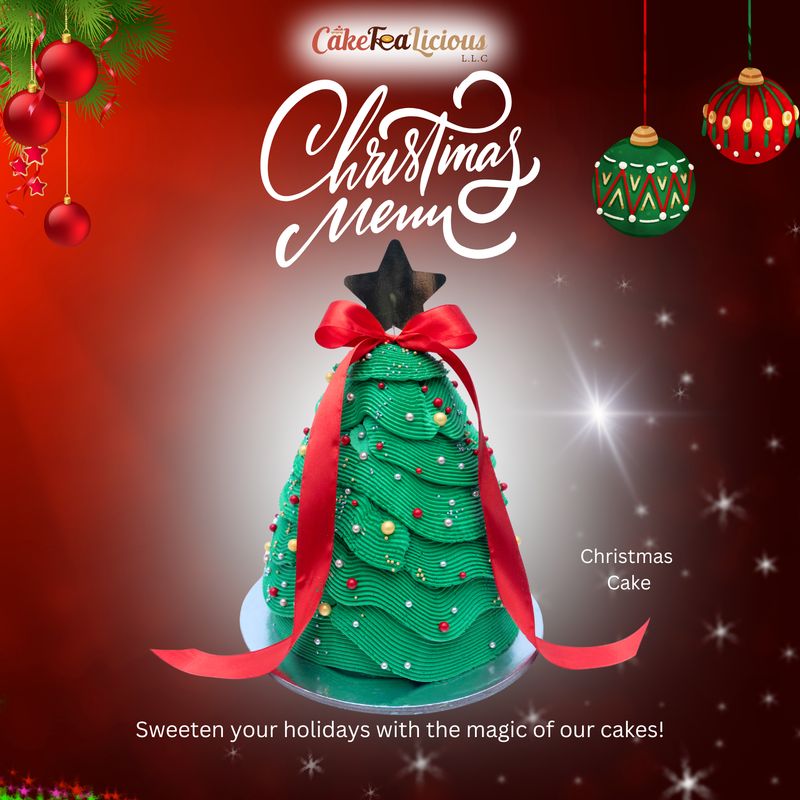 Christmas Tree Cake